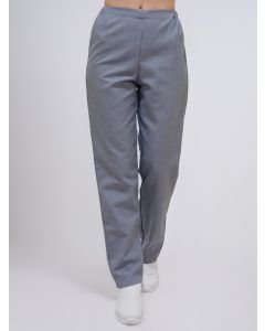 Pantalon droit mixte pied de poule PATSY