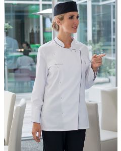 Veste de cuisine femme blanc AMANDE