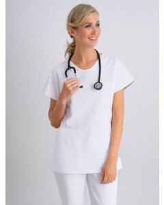 Marinière mixte, encolure en v MICHEL